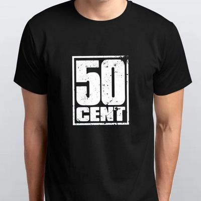 50 CENT Nuova T-SHIRT taglie S M L XL XXL colori Nero, Bianco
