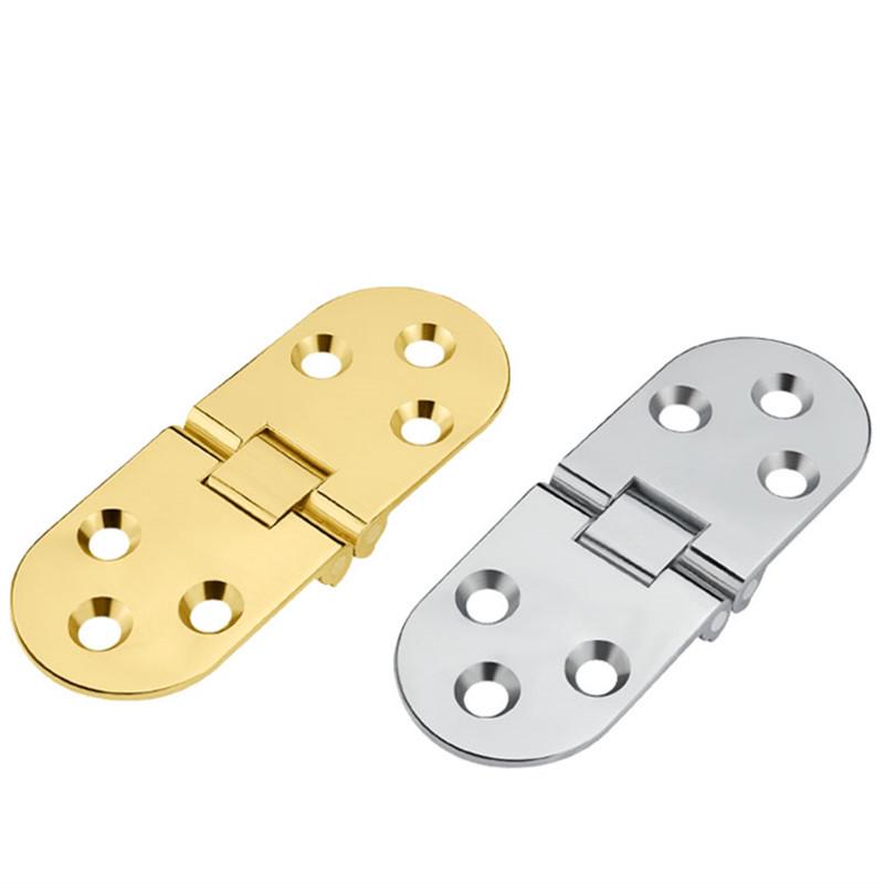 Zinc Alloy 180° Invisible Folding Table Hinge for Flip-Top Dining Tables