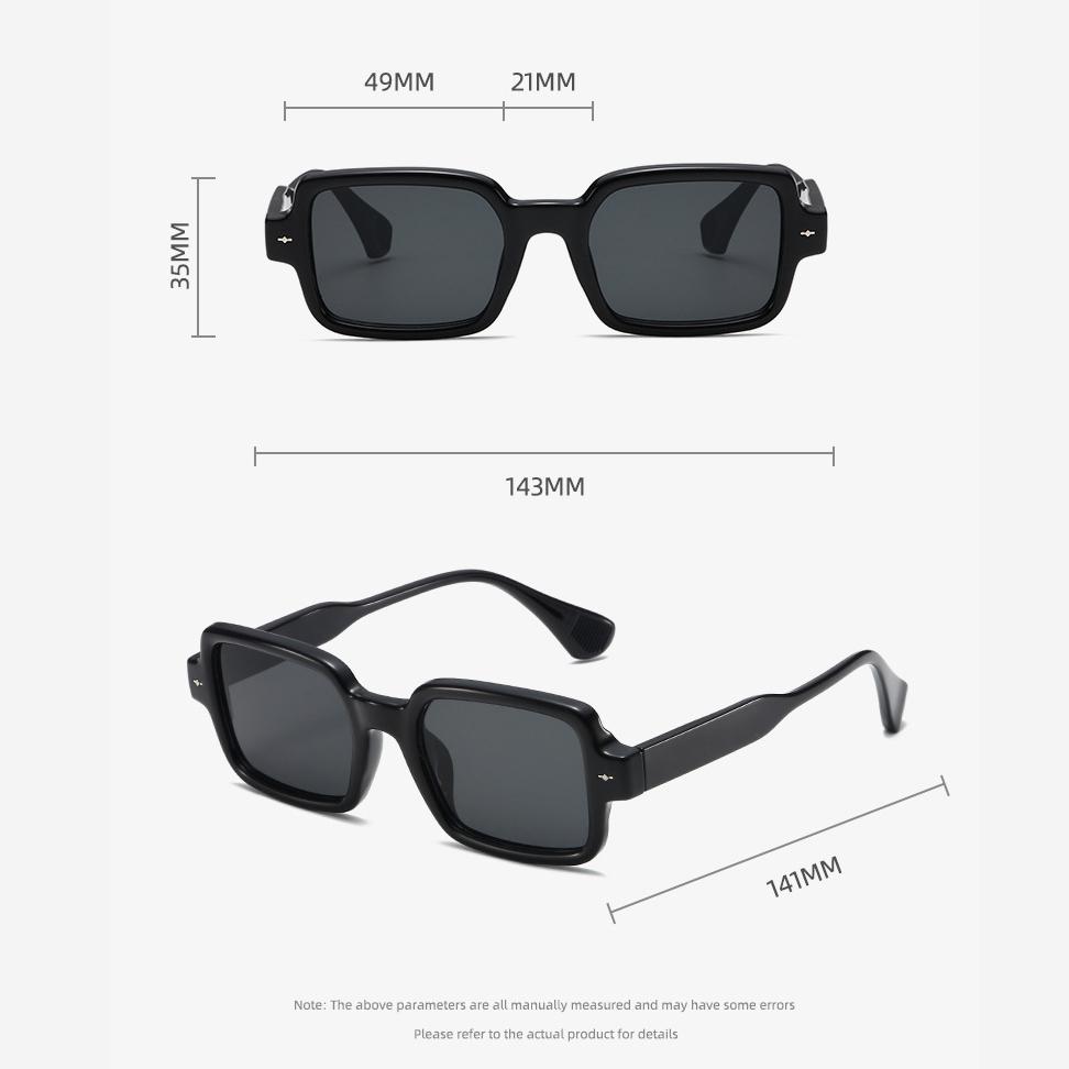 Small Frame Square Sunglasses Women For Men Fashion Vintage Trendy Sun Glasses Punk Luxury Brand Designer Pink Leopard Shades