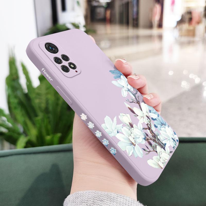Magnolienblüten-Handyhülle für Xiaomi Redmi Note 14 13 12 12S 11 11S 11T 10 10A 10T 10S 9T Pro Plus 10C 9A 9C 9T 4G 5G Hülle