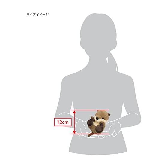 Sanei Boeki Original Plush Toy Kyunkoro Otter W10 X D12 X H12cm Animal