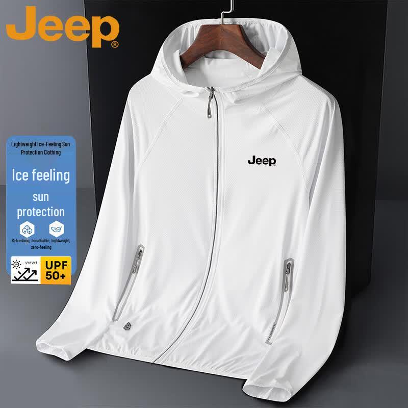 JEEP Men s Hooded Cooling Sun Protection Jacket 3XL