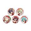 Gushing Over Magical Girls 13 Tin Badge Complete Set Box of 5