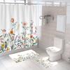 Bathroom Shower Shower Curtain Set No Punch Bathroom Window Curtain Door Curtain Partition Curtains
