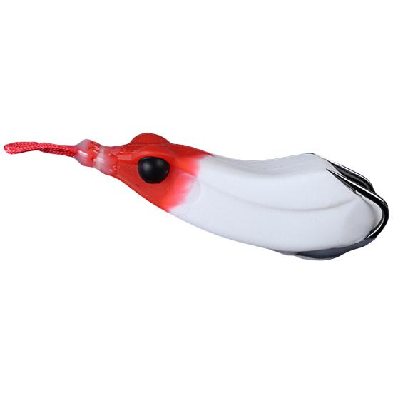 

Приманка с двойными крючками, джиговые воблеры, износостойкая имитация, мягкая, предотвращает побег, 17 г, 7 см, цветная наживка для громовой лягушки, искусственная рыболовная приманка, инструмент для рыбалки белый