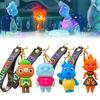 Cute Elemental City Pvc Keychain For Kids And Adults
