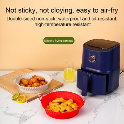 Silicone Air Fryer Liners for 3 To 5 QT Air Fryer Dishwasher Safe Reusable Non-Stick Pot Liner Heat Resistant