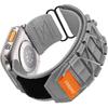 ERBORD Runner Nylon Strap for Apple Watch 1/2/3/4/5/6/7/8/9/10/11/SE Ultra 1/2/3 42/44/45/46/49mm, Gray