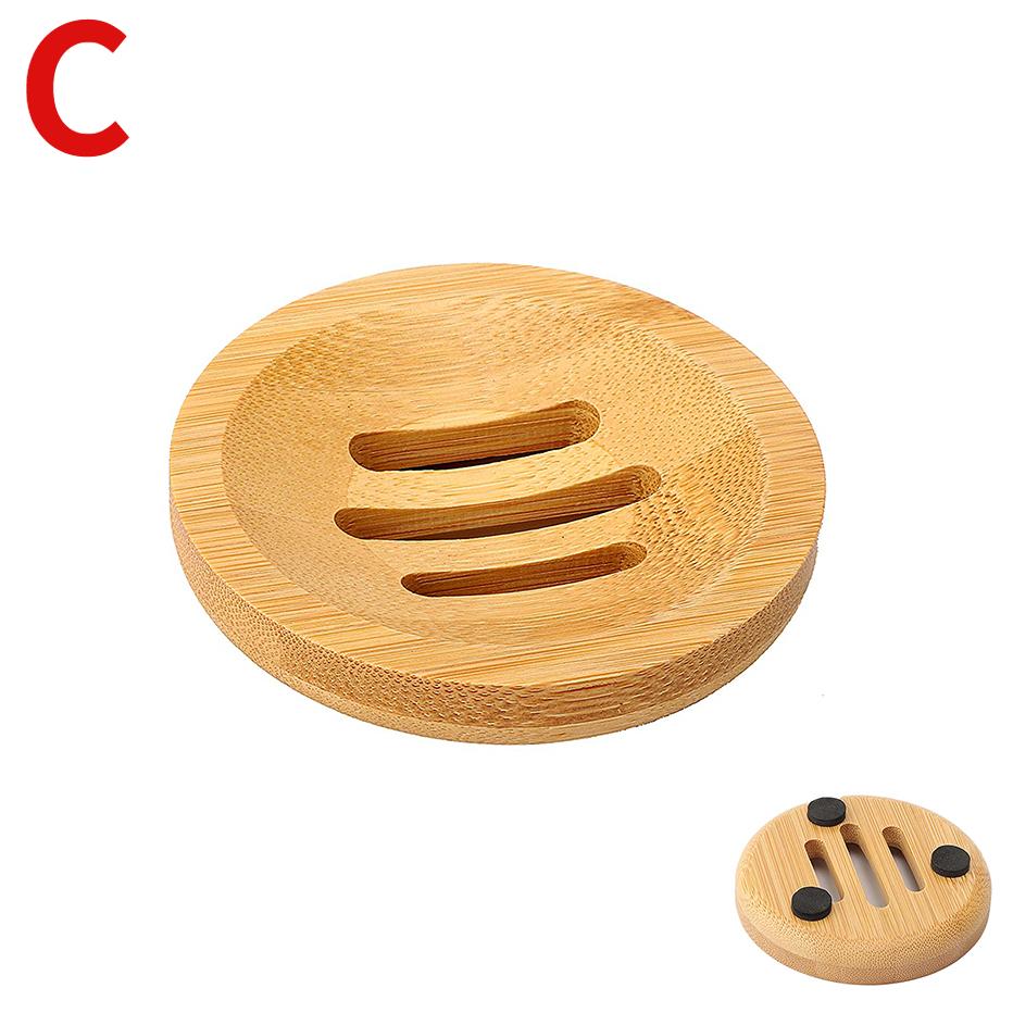 Bamboo Dish Scrub Brush Soap Dish Kitchen Wooden Dish Scrubber Cleaning Brush for Washing Dish Cast Iron Pan Pot