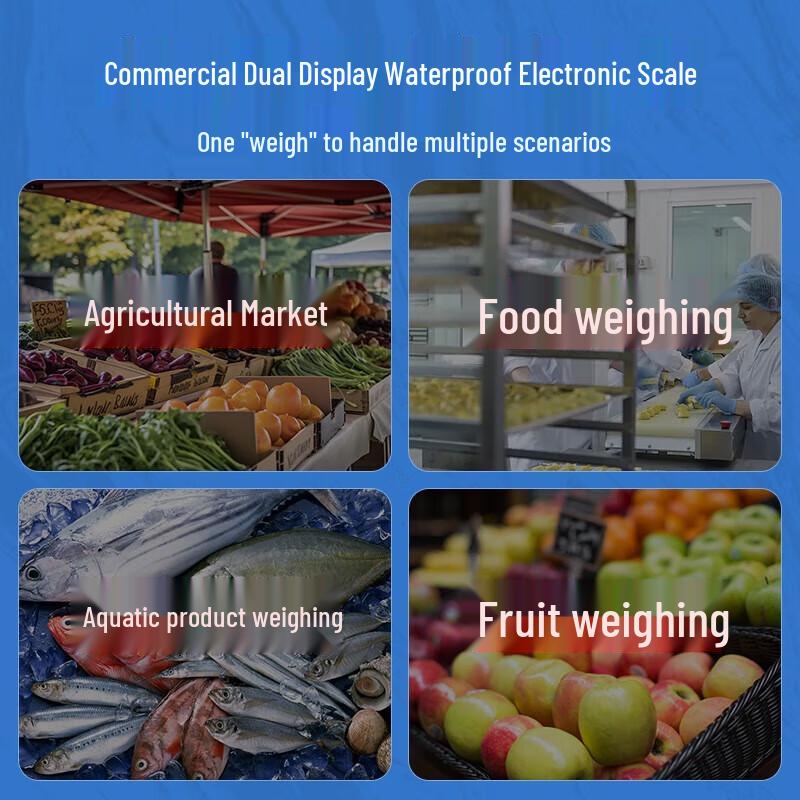 Lequi 30kg High-Precision Waterproof Commercial Electronic Scale