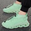 High Top Knit Sneakers For Men Blade Shoes Platform Men's Running Shoes Breathable Outdoor Sports Shoes Men zapatillas de hombre