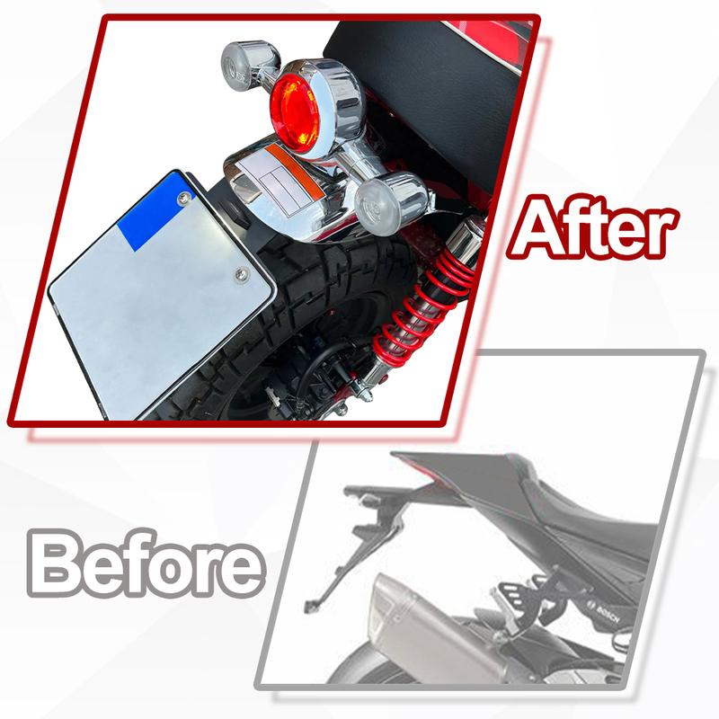 For HONDA MONKEY 125 2018 2024-2026 Motorcycle License Plate Holder Bracket Tail Tidy Fender Eliminator