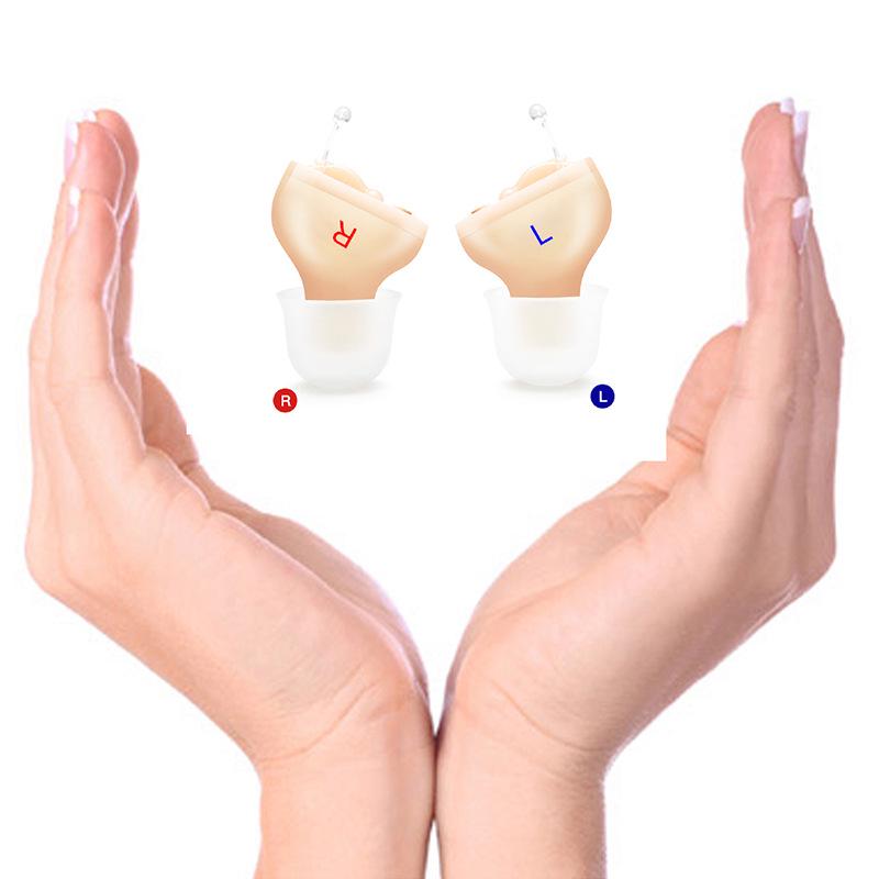 Invisible In-Ear Portable Hearing Aid Earbud Sound Amplifier