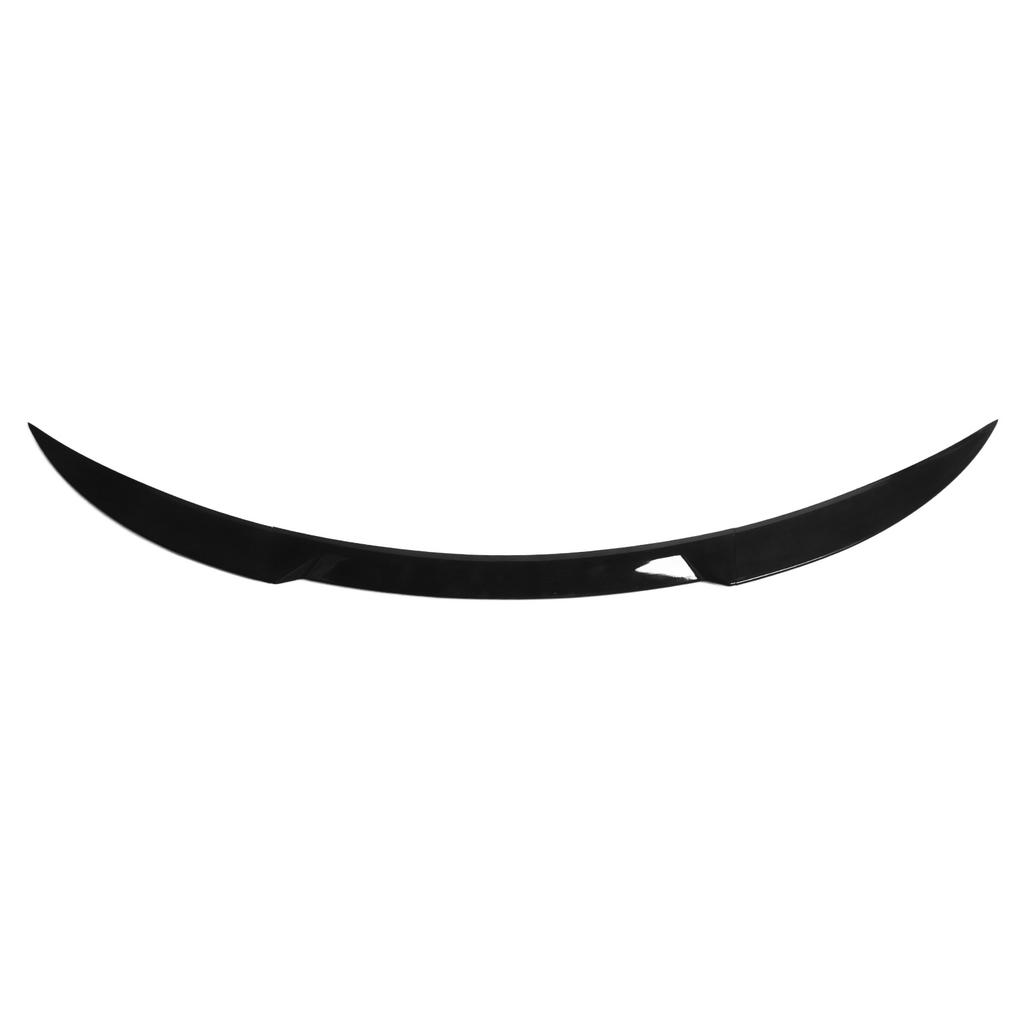 3PCS Car Rear Spoiler Wing Bright Black 120cm Low Noise Lightweight Shockproof Universal for Vehicle