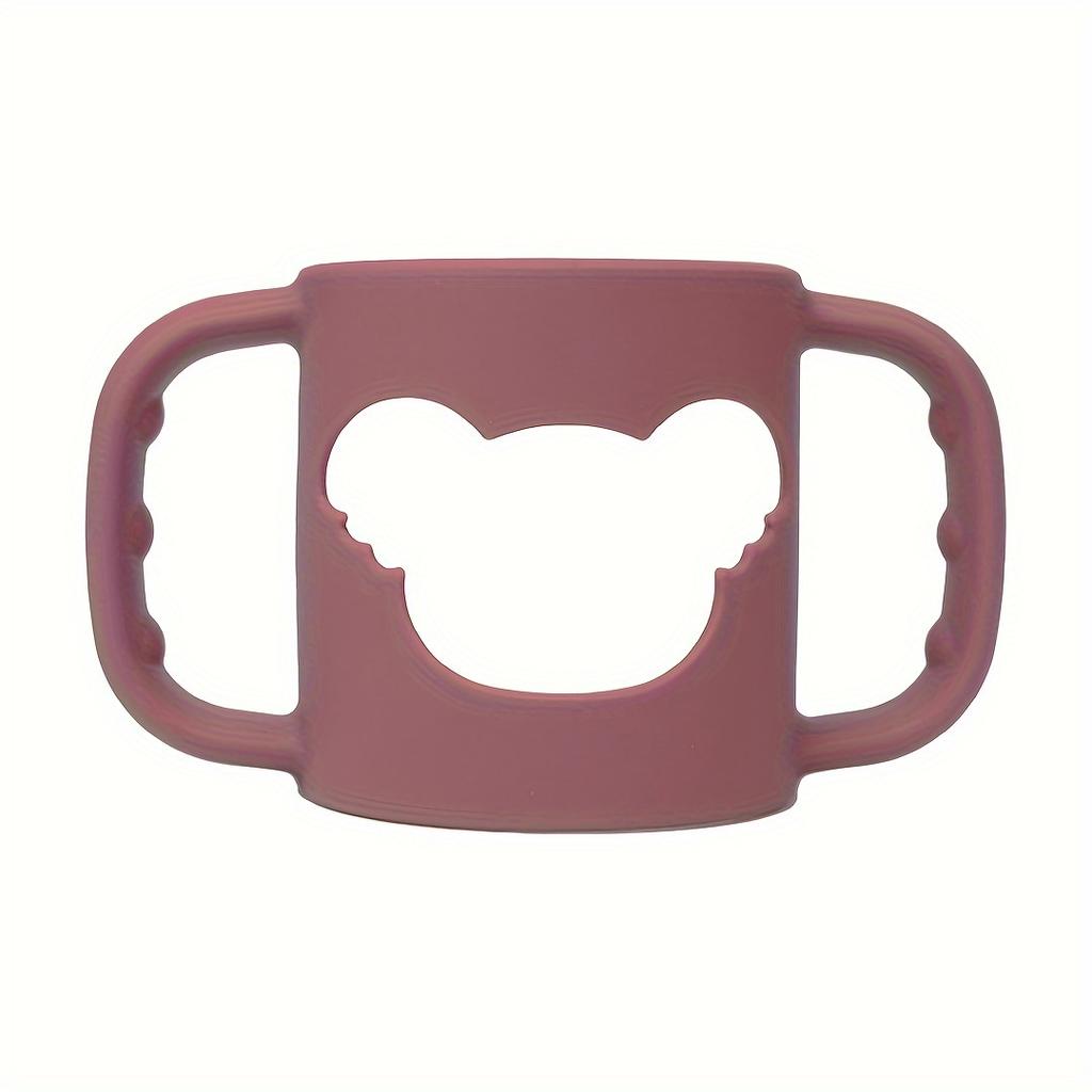 Silicone Bottle Handles with Cartoon Designs, Everyday Bottle Accessories, Soft and Elastic Silicone Covers, Suitable for Most Neck Bottles.
