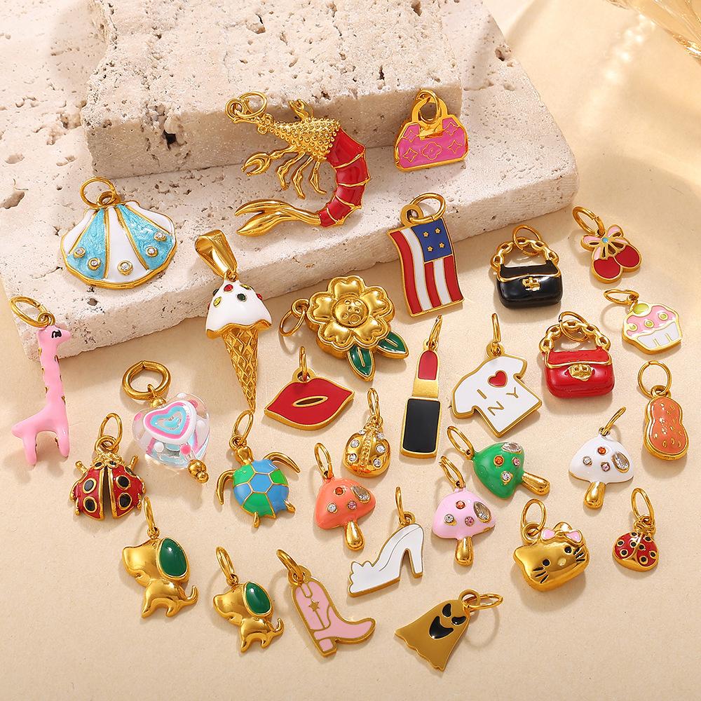 Stylish And Colorful Oil-Dripping Diy Pendant Does Not Fade, Diverse And Creative Versatile Cute Pendant Set
