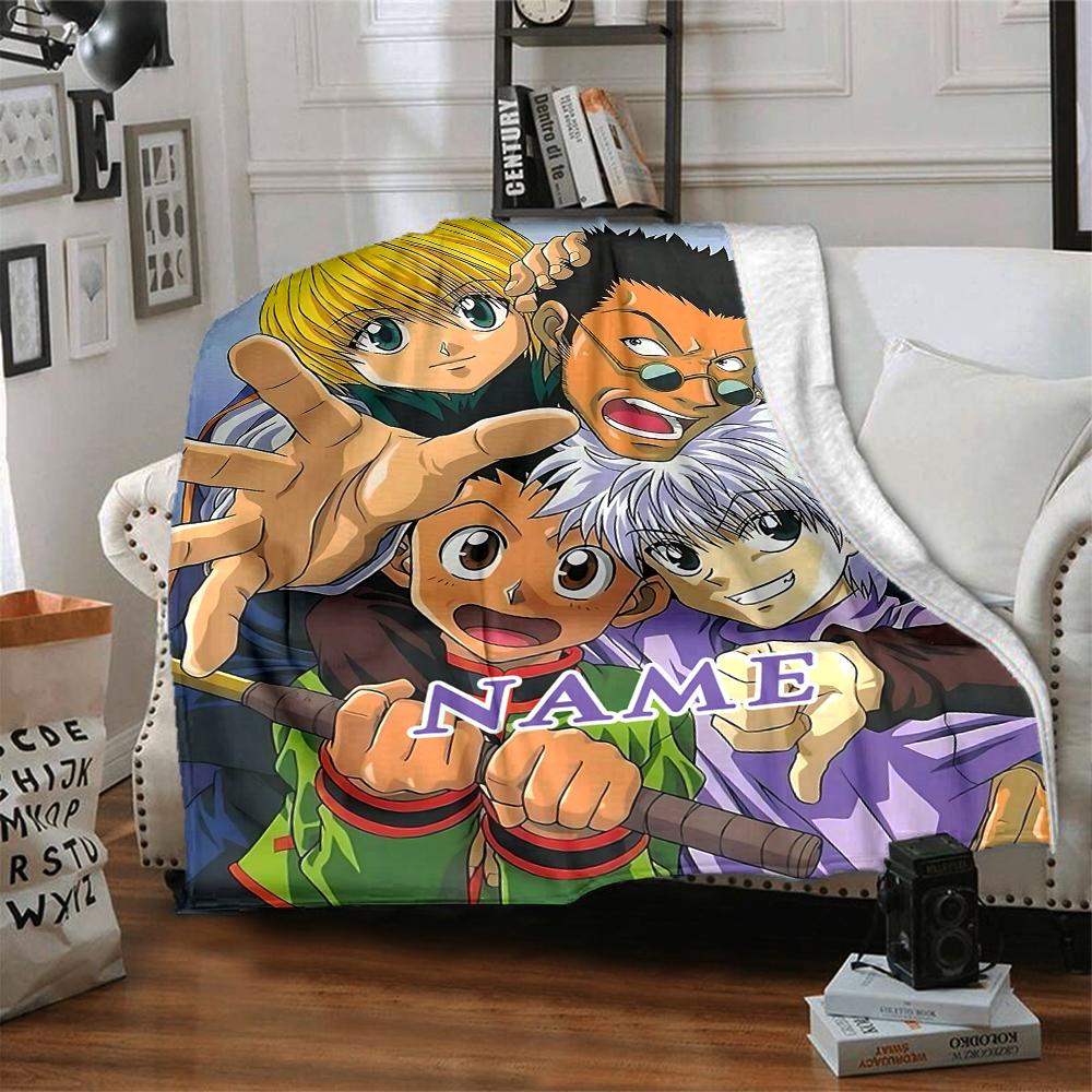 Custom 1pc Anime Character Store Blanket, Soft And Comfortable Blanket, Casual Warm, Camping Travel Blanket, Birthday Gift Q912132