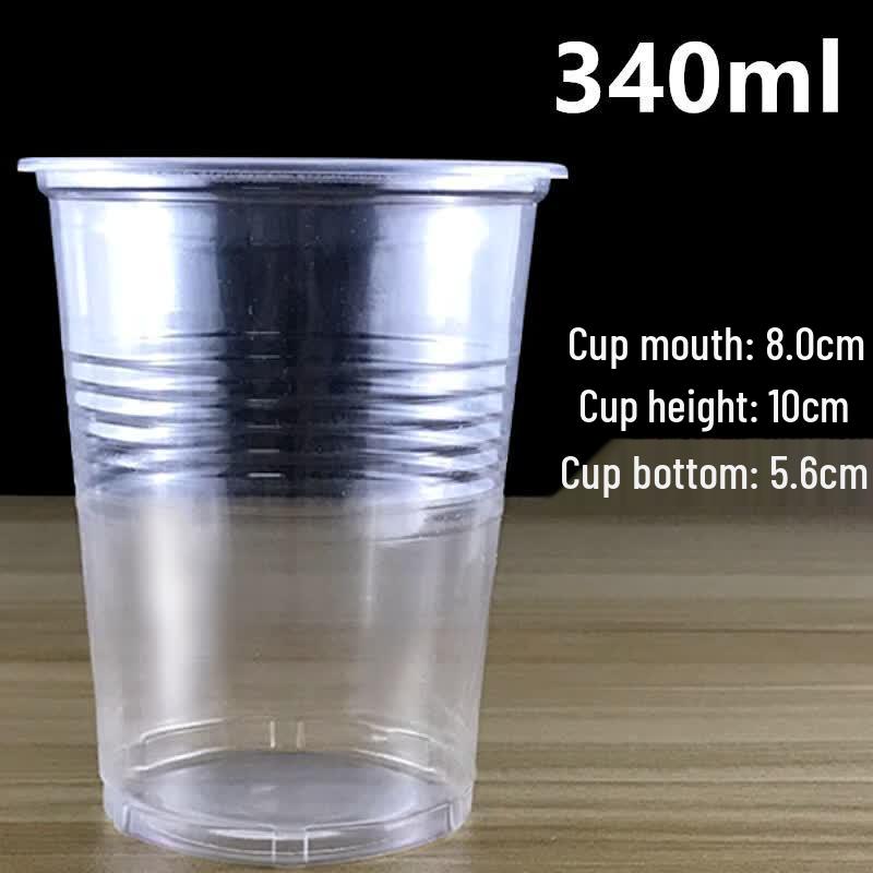 Xihe Disposable Transparent Thickened Plastic Cups