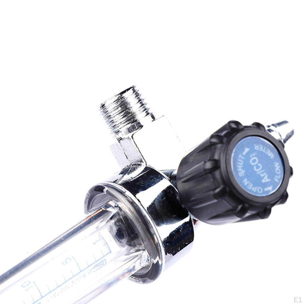 Argon Ar CO2 Gas Meter,Carbon Meter Replacement Sturdy Lightweight Convenient Welding