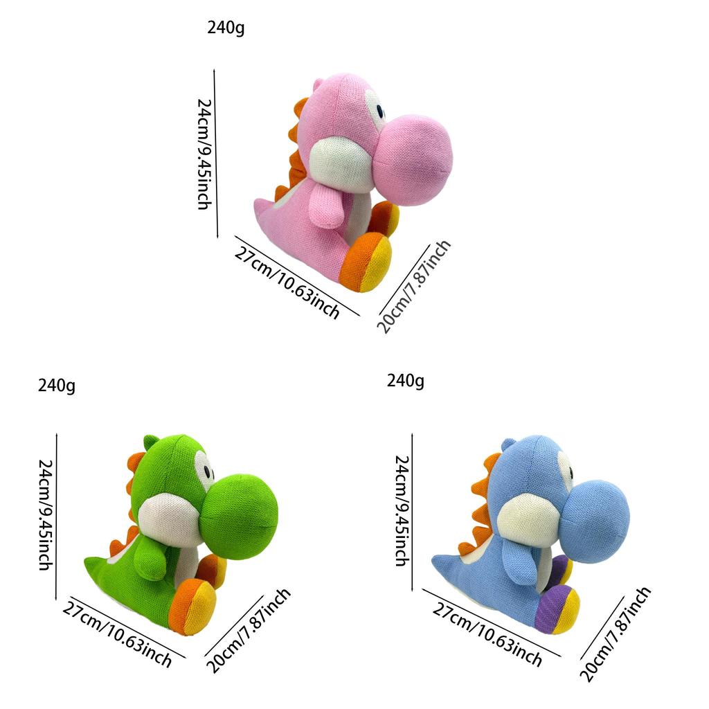 Super Mario Bros Yoshi Plush Toy 24cm Soft Short Plush Stuffed Doll For Kids And Collectors
