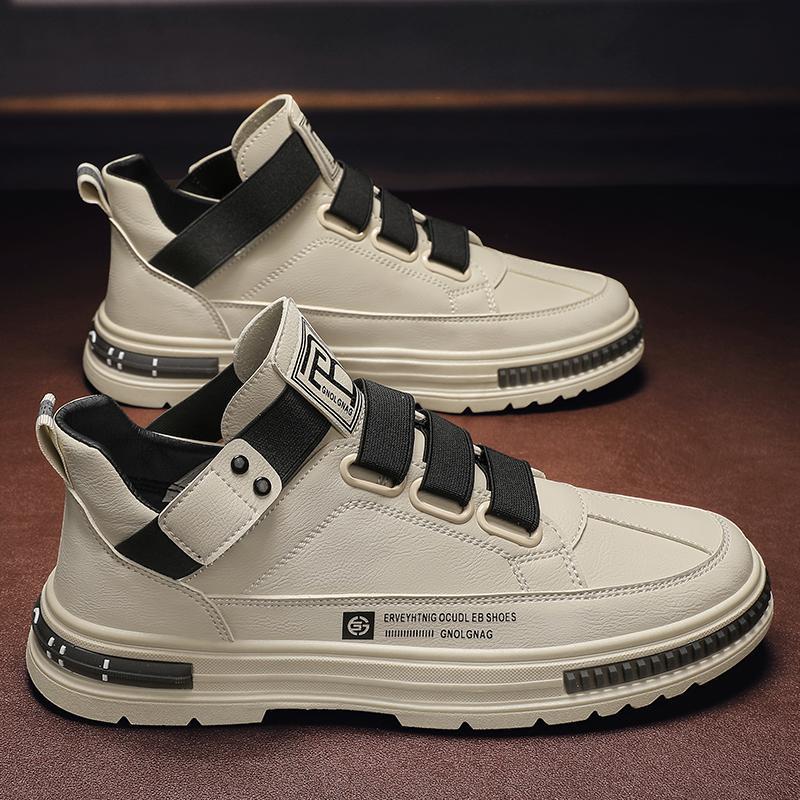 Neue High-Top-Boardingschuhe, wasserdichte Freizeitschuhe aus Leder mit Lederoberfläche