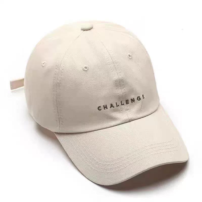1PC Women Men for Boys Girls Snapback Caps Embroidered Baseball Cap Casual Letter CHALLENGE Solid Visor Trucker Hat