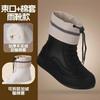 Rain Shoes Women's New Waterproof Fashion Medium Tube Soft Sole Non-slip Rain Boots Bundle Mouth Kitchen Wear Work Rubber Shoes Water Shoes