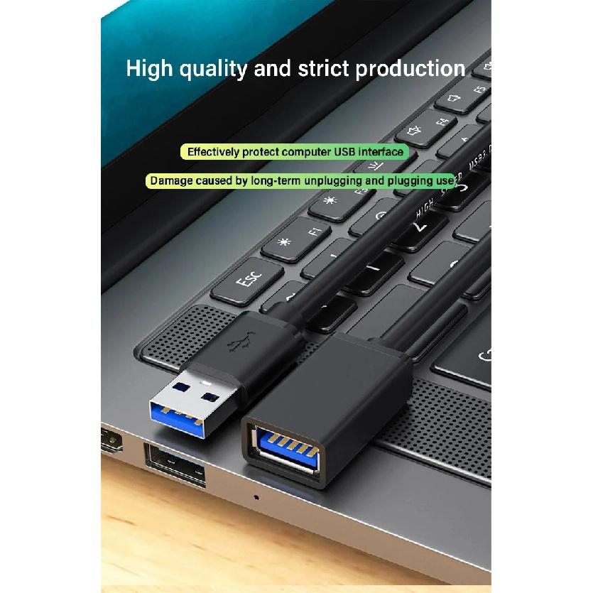 5Gbps USB 3.0 Extension Cable Extender Cord for TV BOX Smart TV Laptop PC Fast Speed USB Cable Extension 0.5m/1m/1.5m/2m/3m/5m