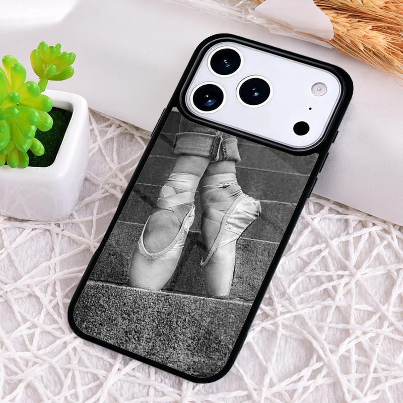 Ballet Shoe Phone Case for iPhone 17 Air 16 15 11 12 14 13 Pro Max Shockproof Cover