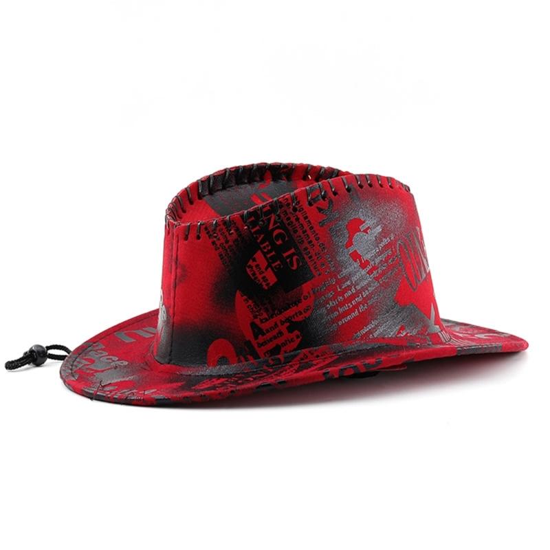 Ethnic Style Cowboy Hats Woman Teens Driving Traveling Riding Cowboy Hats