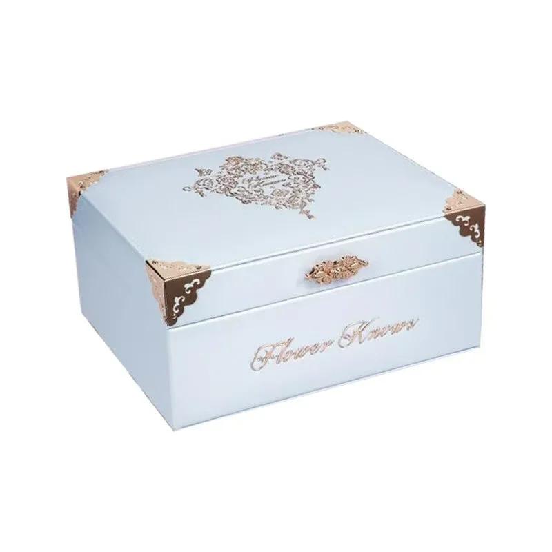 Flower knows Scatola Portagioie Rococo Fragola Viola Edizione Limitata Scatola di Stoccaggio Periferica Alta Bellezza Lusso Leggero Squisito Regalo