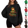 Women's Casual Fashion Solid Color Round Neck Raglan Long Sleeve Sweatshirt Top