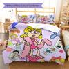 Lizziemcguire Pattern Bedding Quilt Set Quilt Cover Pillowcase Home Decoration Birthday Gift (1 * Duvet Cover + 2 * Pillowcase, Without Core)