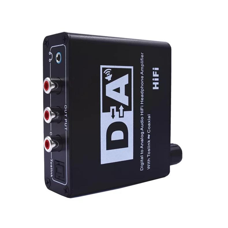 Digital Optical To 5.1 Channel Audio Converter with Adjustable 3.5mm Output