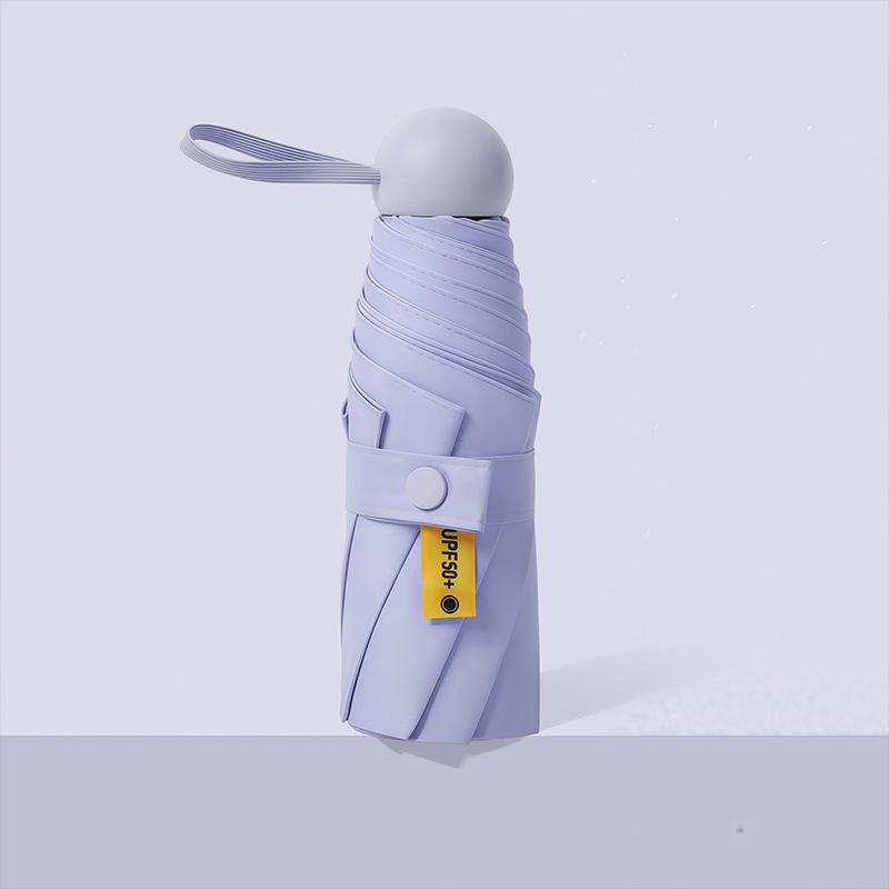 50% Off Capsule Sun Umbrella Women'S Sunscreen Uv Protection Pocket Small Portable Mini Folding Parasol Sun Umbrella