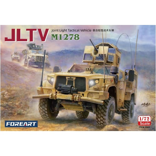 ForeArt 1/72 Scale American M1278 JLTV Joint Light Tactical Vehicle Plastic Model Kit FHB2005