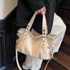 Fashion leopard print tote bag women's new European and American retro handbag simple and versatile commuter shoulder messenger bag