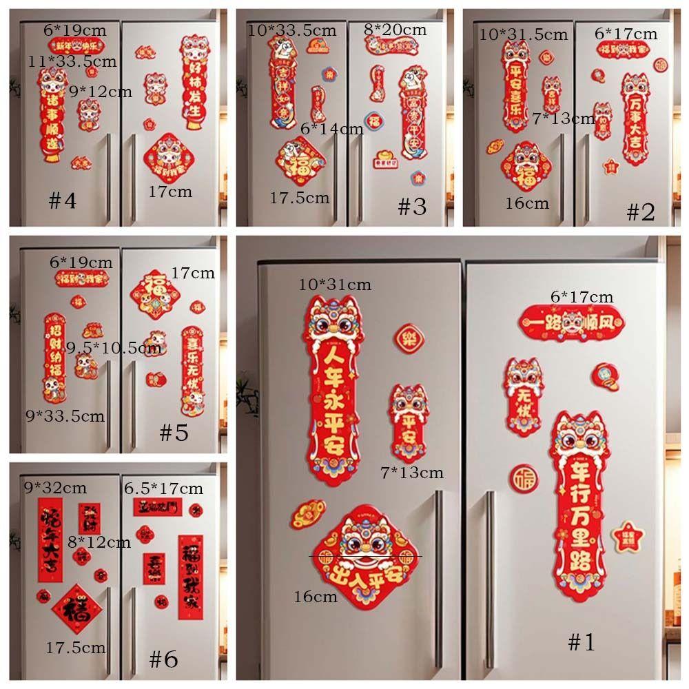 Cartoon Snake Year Refrigerator Magnet Celebrating Car Fridge Stickers  Wedding Celebration