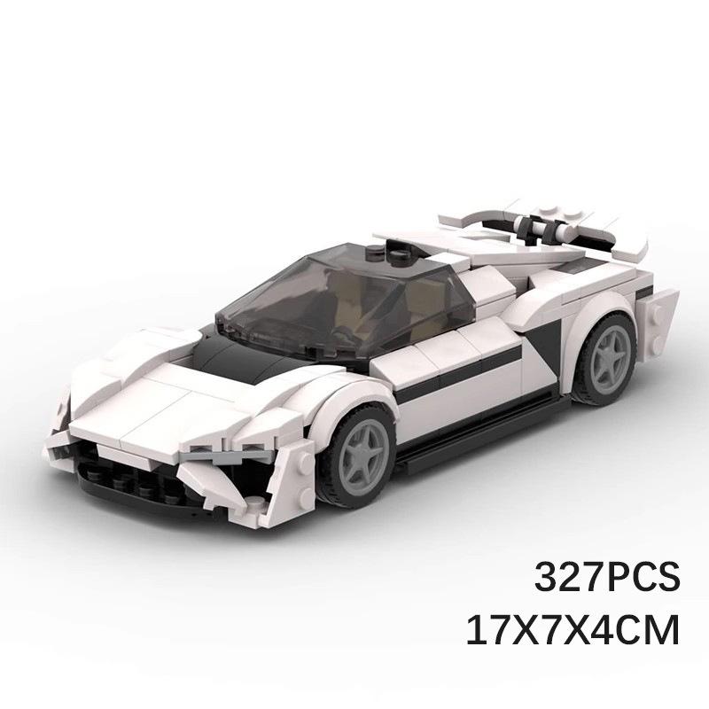 

M Building Block Compatible With Lego 106307 Nio Ep9 White, Creative Car Model, Puzzle Assembly Building Block