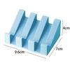2 Pieces Bathroom Soap Dish Box, Drainage Tray, Box Case Stand Holder,