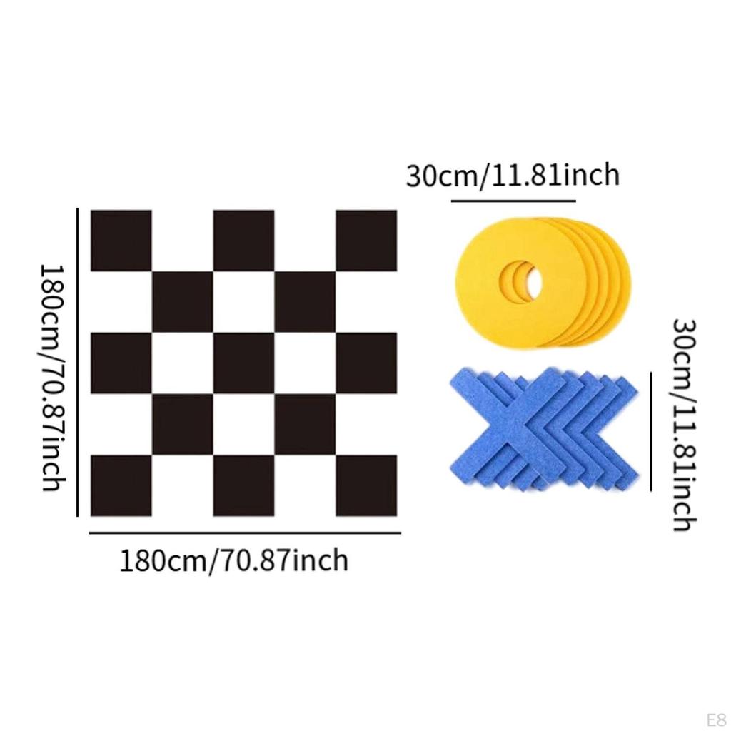 Classic Toe Chess Board Game for Family Entertainment