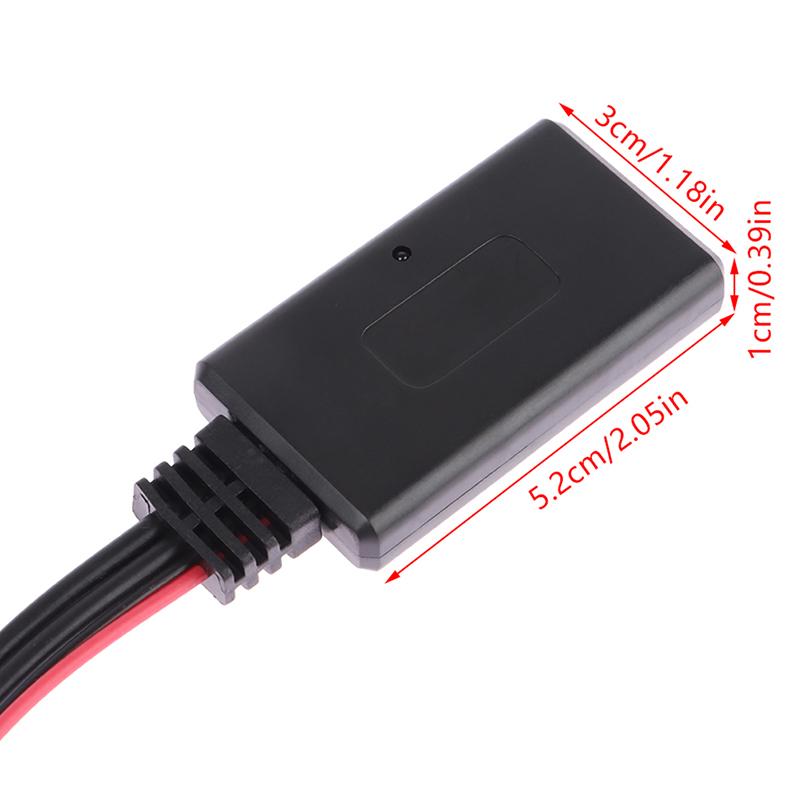 Car Wireless Bluetooth Receiver Module Aux Adapter Music Audio Stereo Receiver For 2Rca Interface Vehicles 12V