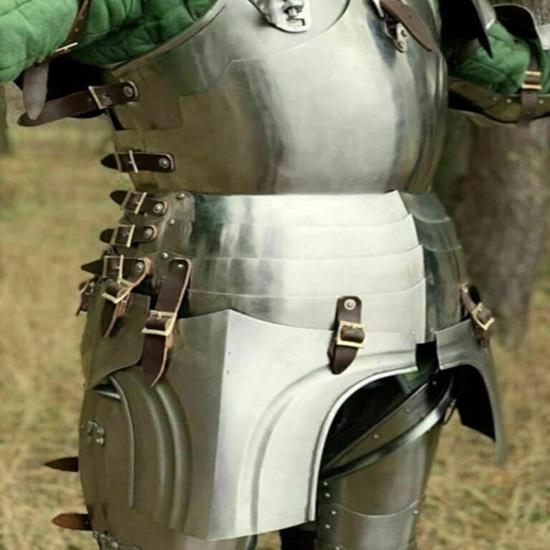Medieval Gothic Knight Body Armor Suit Wearable Knight Suit of Armor Larp Battle Warrior Crusader 15th Century Combat German Full Body Armor