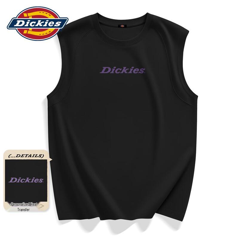 

Мужская безрукавка Dickies из плотного хлопка с графическим принтом-буквой XL