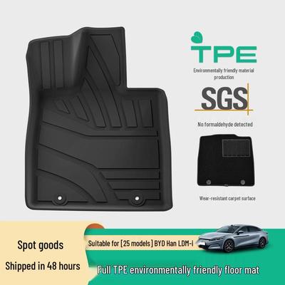 Eco-Friendly TPE Floor and Trunk Mats for 25 BYD Han L DM-i Models