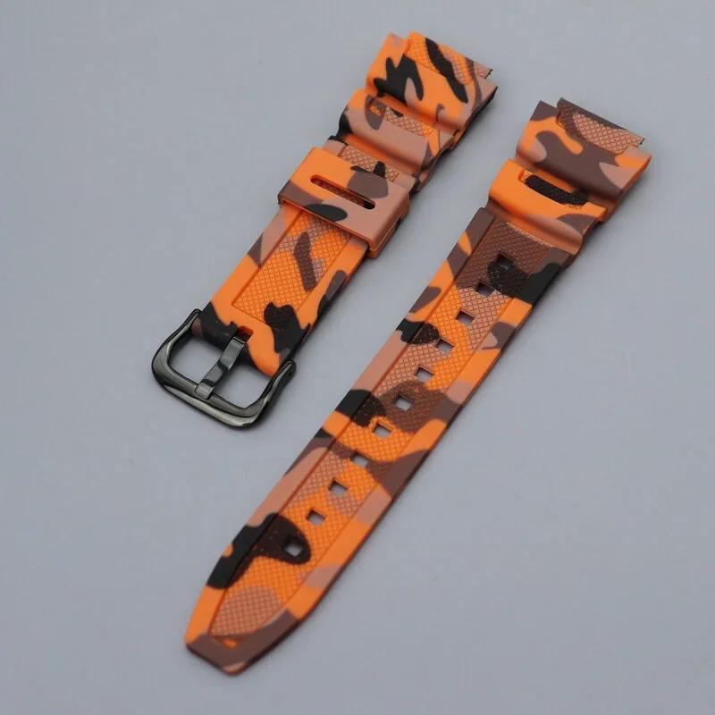 18mm For Casio W-218H AE1200/1000W/1300 W-800H 216H 735H Soft Rubber Watchband Silicone Sport Sweat-proof Watch strap Bracelet