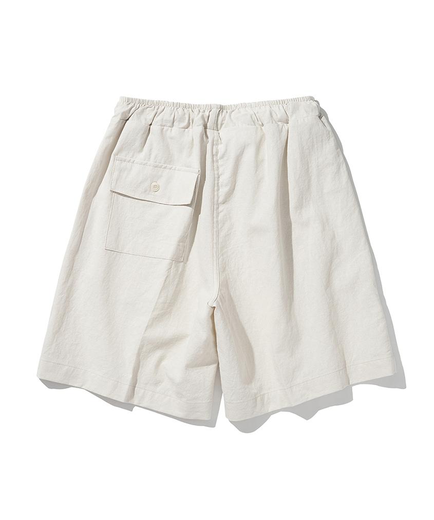 MOAA Soso Linen Half Pants (Ivory)