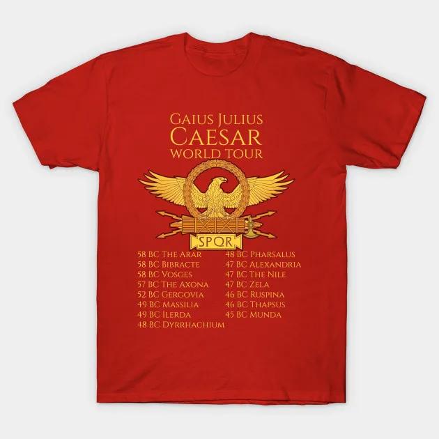 

Ancient Rome Legion Caesar World Tour TShirt 100 Cotton ONeck Summer Short Sleeve Casual Mens Tshirt Size S3XL S