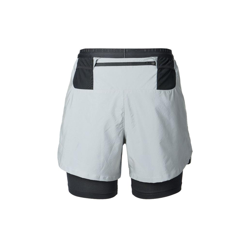 Nike Breathable Minimalist Fashion Running Shorts Men shorts Reflective-Silver Black HM9064035