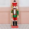 Nutcracker Figures Holiday Nutcracker Desktop Ornament 14 Inch Wooden Traditional Holiday Ornaments For Christmas Bookshelf